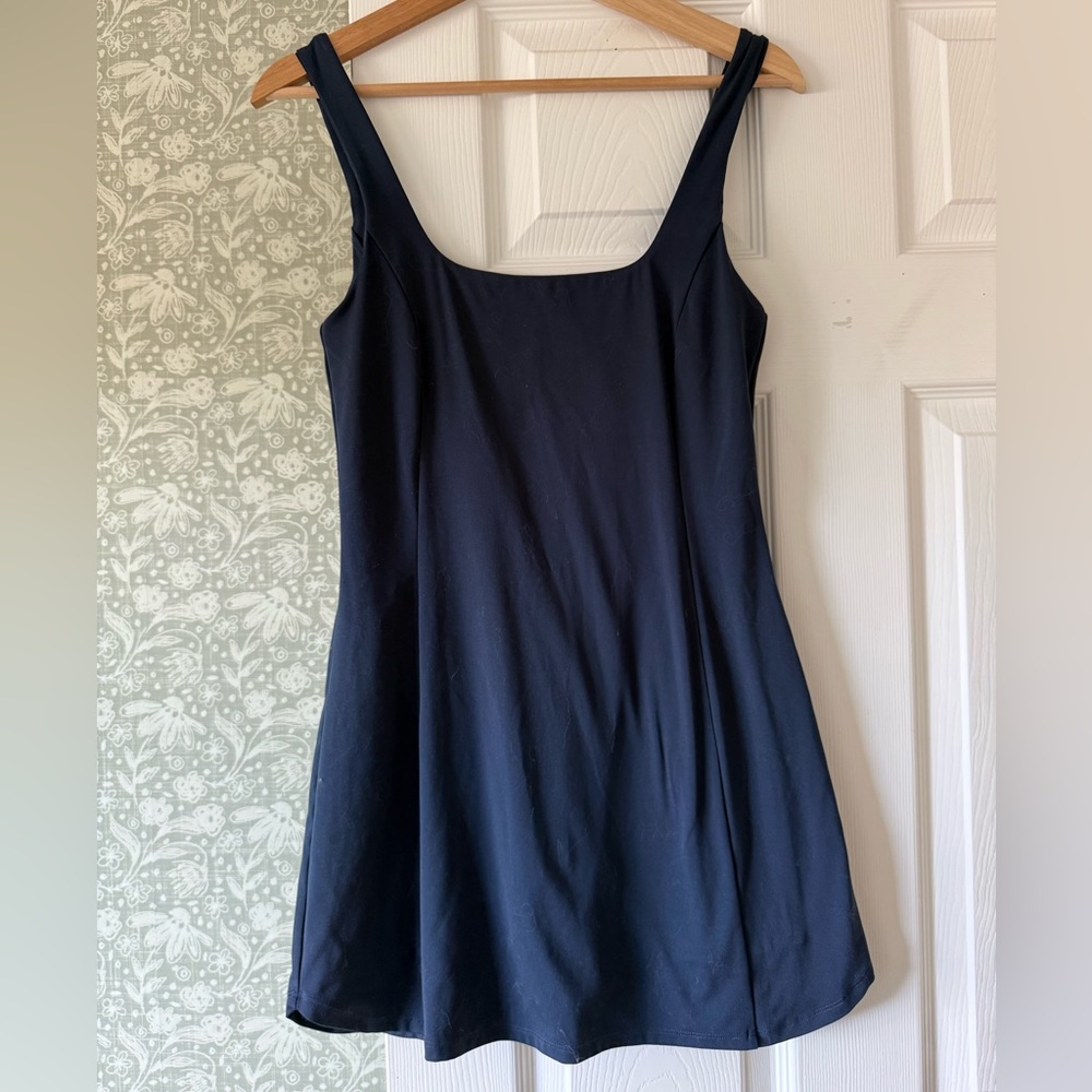 Chic Navy Sleeveless Mini Dress